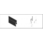 Shadow aluminum profile shortened 0.1 2m