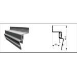 Planējošs alumīnija profils Contour LED Pro ( ar ieliekamām detaļām priekš slēdzēm)