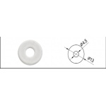 Protektora gredzens ripa, caurspīdīgs, iekšējais diametrs 4.5 mm, ārējais 13 mm